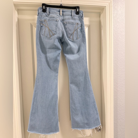Ariat Light Blue Flare Jeans for Women - Picture 2 of 4
